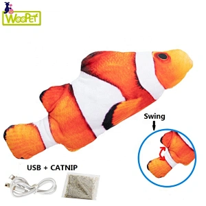 Usb Electric Moving Swing Dancing Fish Cat Toy Cat Flapping Kicker Electric Simulation Eco-Friendly