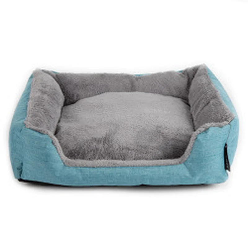Hot sale wholesale washable PP cotton canvas luxury large cat pet dog beds easy clean