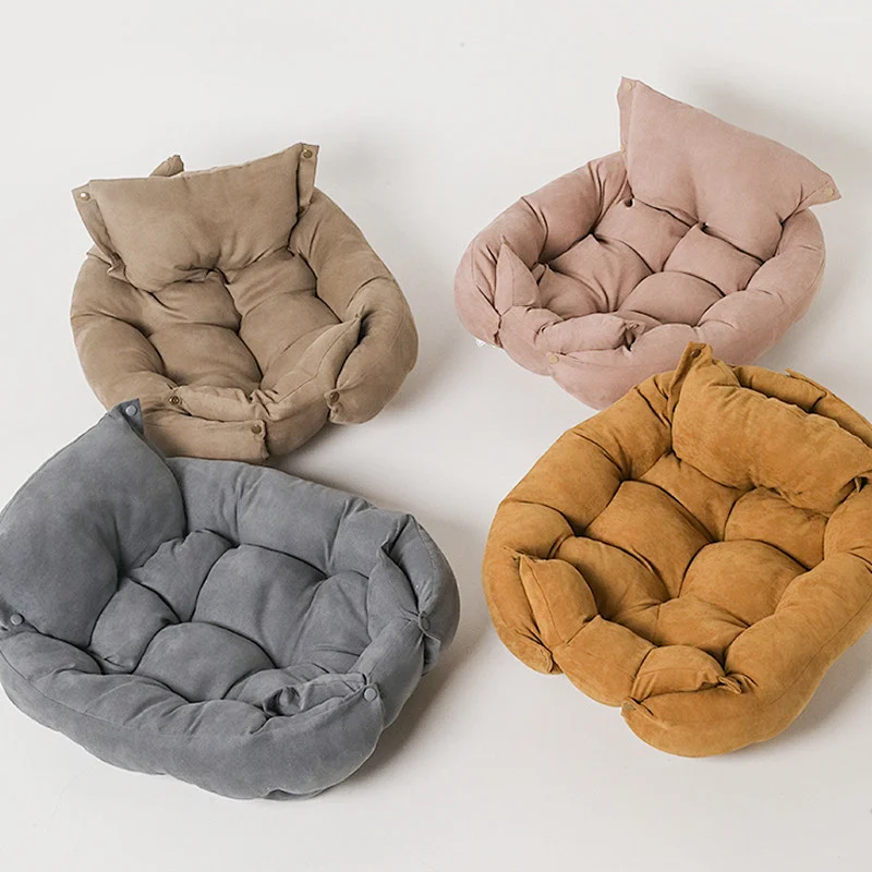 High quality PP cotton Suede velvet luxury pet couch supplies beds furniture