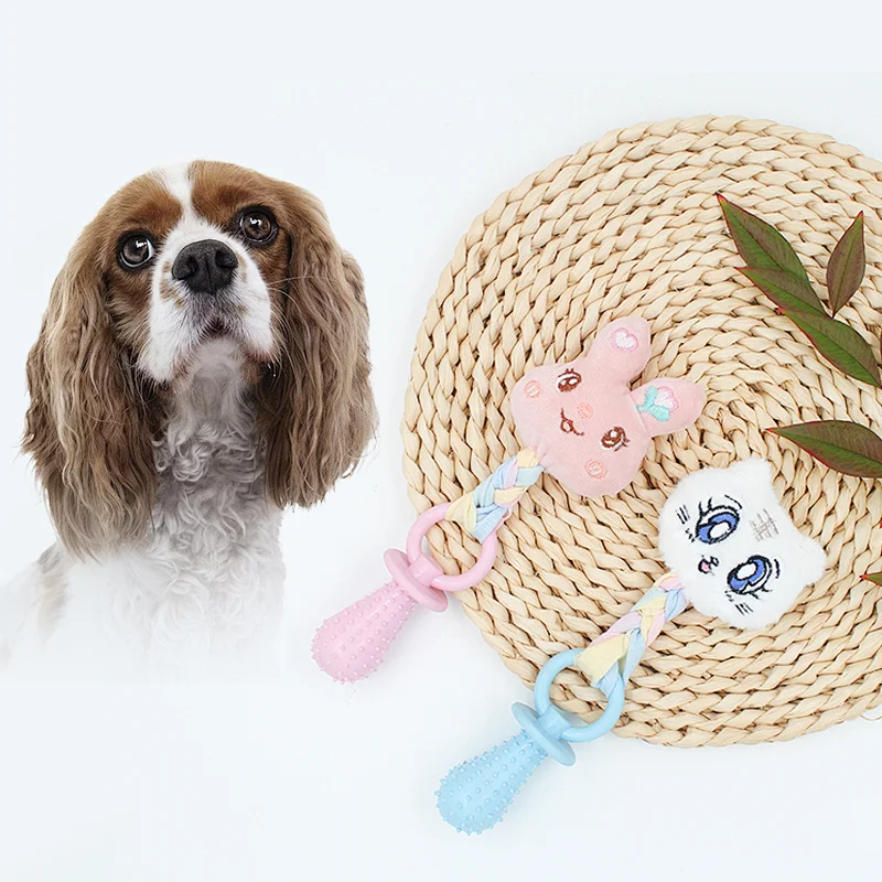 Low MOQ TPR Ball Dog Chew Toys Set Cotton Ropes Durable Teething Training Interactive Puppy Toys