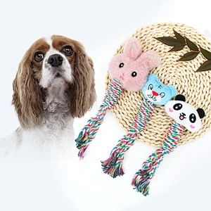 Wholesale Hot Sale Eco Cotton Interactive Plush Durable Pet Dog Chew Toys Rope