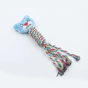 Wholesale Hot Sale Eco Cotton Interactive Plush Durable Pet Dog Chew Toys Rope