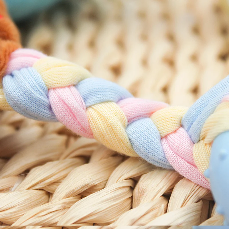 Low MOQ TPR Ball Dog Chew Toys Set Cotton Ropes Durable Teething Training Interactive Puppy Toys