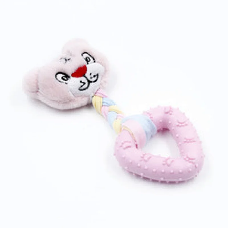 Low MOQ TPR Ball Dog Chew Toys Set Cotton Ropes Durable Teething Training Interactive Puppy Toys