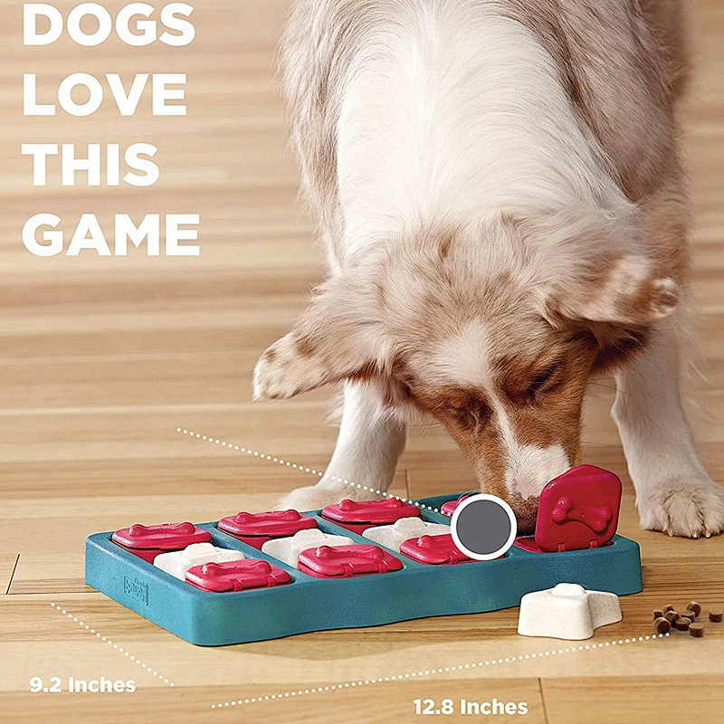 New Design Pet Toys IQ training Round Shape Food Puzzle Plate Toy For Slow Dog Cat