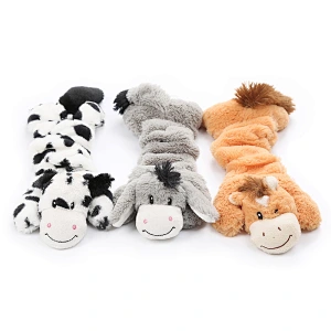 Animal Dog Plush Chewing Toy Pet Toy Wrinkling Stuffing Free Dog Plush Toy