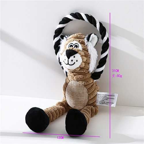 Custom Eco-friendly Pet Dog Funny Animal Shape Chew Toy Cotton Rope Dog Toy