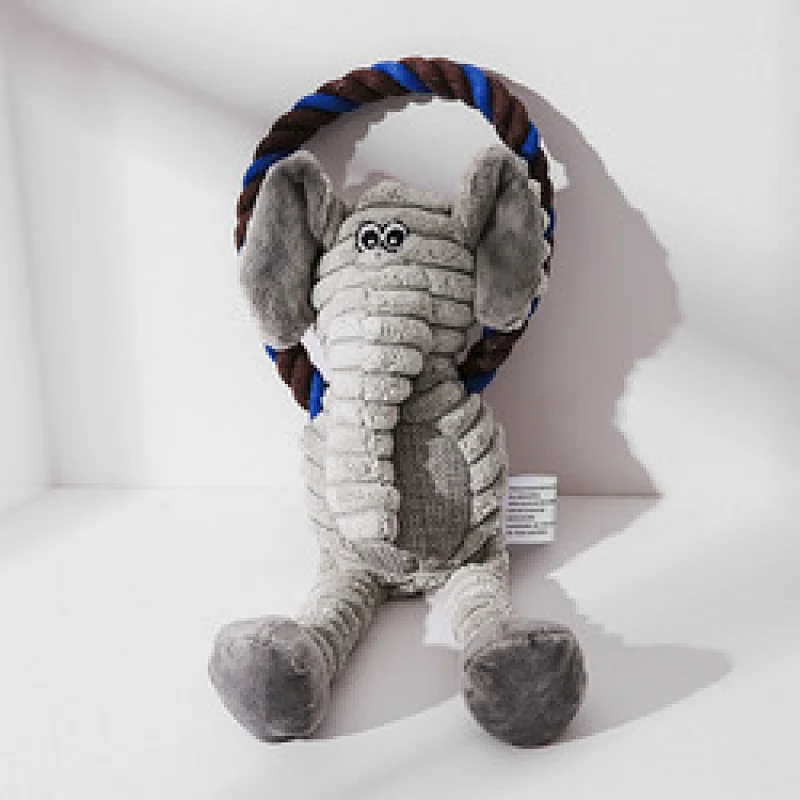 Custom Eco-friendly Pet Dog Funny Animal Shape Chew Toy Cotton Rope Dog Toy