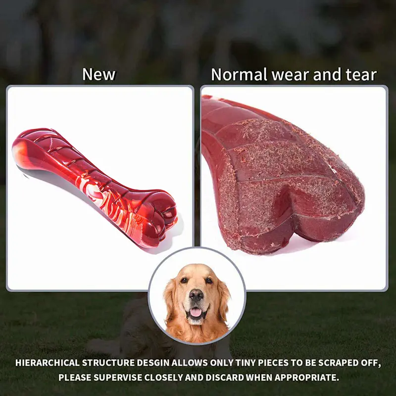Amazon source factory direct sales grind hard chew nylon indestructible dog toys