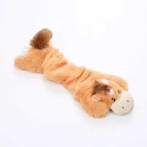 Animal Dog Plush Chewing Toy Pet Toy Wrinkling Stuffing Free Dog Plush Toy