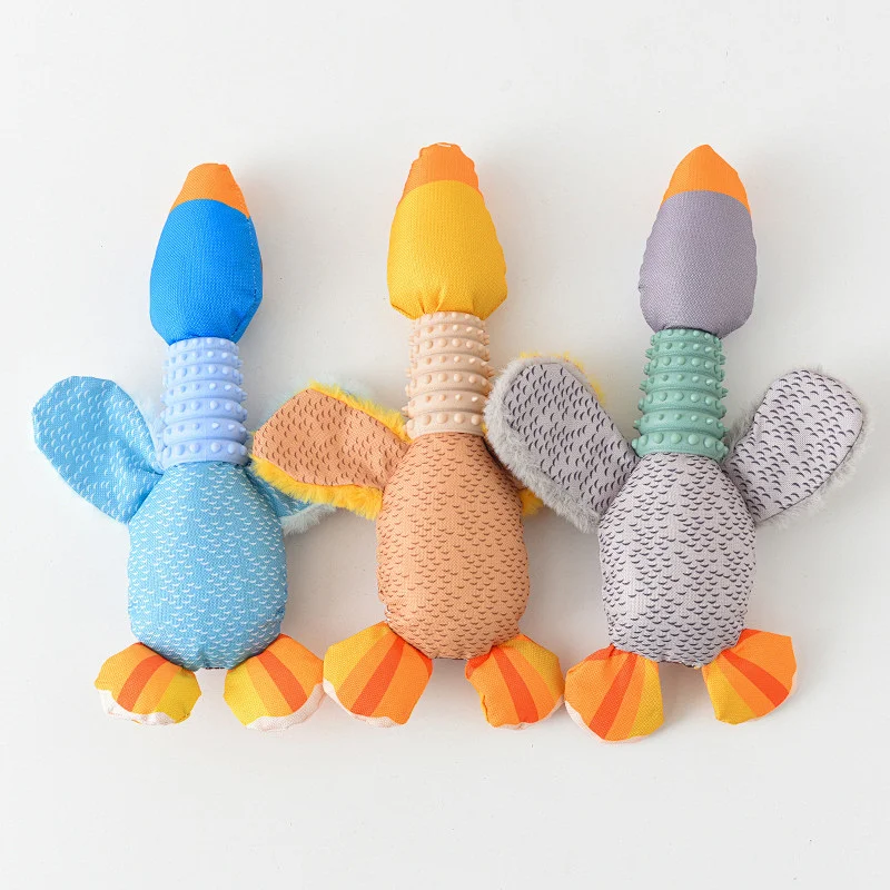 Wholesale dog squeaky plush toys interactive dog toys bite resistant for pet