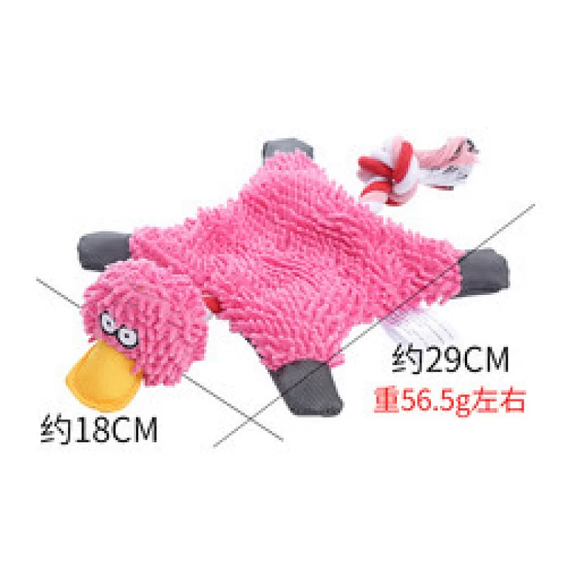 2022 Hot Sale Three Color Cotton Rope Duck Creative Sound Toy Dog Cleaning Teeth Toy