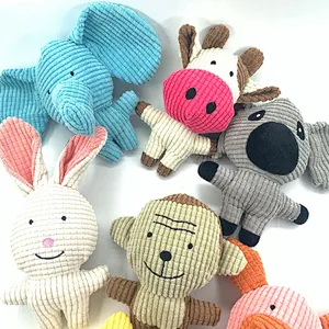 2022 Best Selling Animal Shape Toys Indestructible Chew Toys Pet Plush Chew Plush Toys