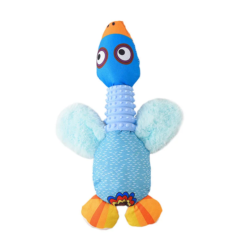 Wholesale dog squeaky plush toys interactive dog toys bite resistant for pet