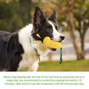 Puppy clean teeth interactive corn tpr toys dog chew toys for aggressive chewers