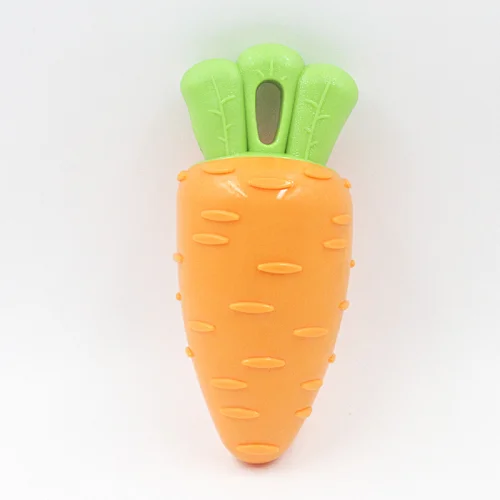 TPR Foam Dog Cat Food Toys pet interactive & movement toys Carrots Shape Chew Toys
