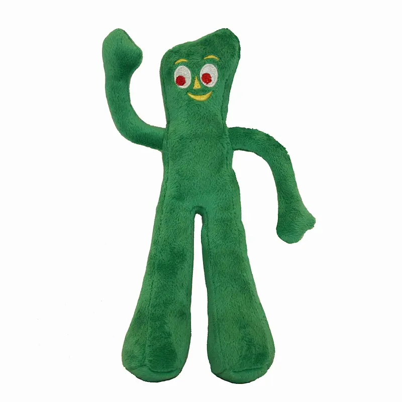 Plush Filled Dog Toy, Green