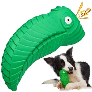 Sugelary Squeaky Dog Toys for Aggressive Chewer Large Medium Breed Dog, Indestructible Tough Durable Dog Chew Toys with Non-Toxic Natural Rubber (Toucan)
