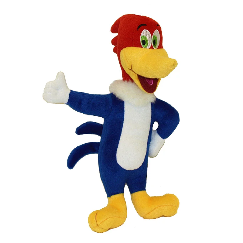 Woody Woodpecker Plush Laughing Dog Toy, 11-Inch