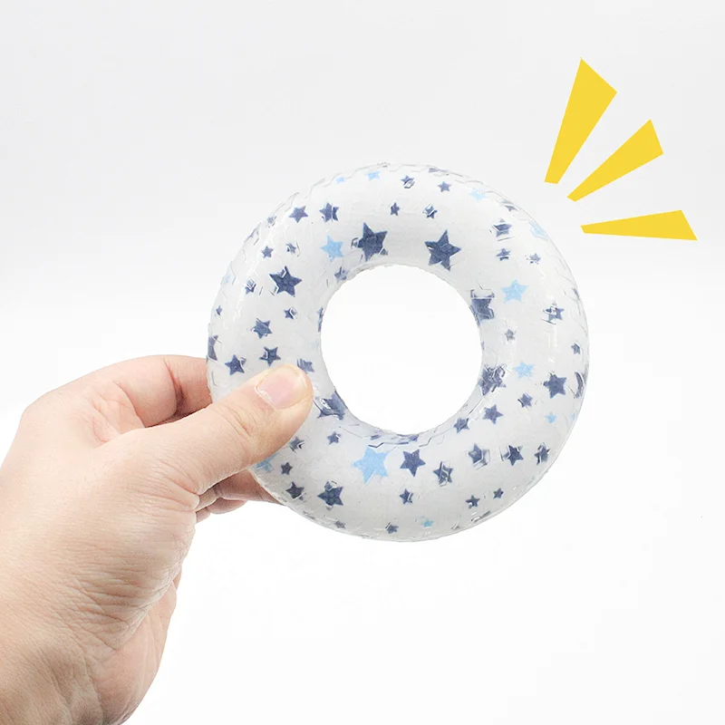 Popular Pet Squeaky Chew TPR Interactive Dog Ring Toys