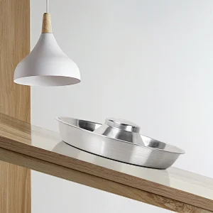 OEM logo customize Slow Eating stainless steel Dog Bowl Pet animal Feeder Bowl Healthy Metal Pet Slow Bowl for Dogs