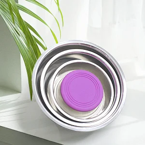 Cheap price Wholesale Pet Food Water Bowl Cat Stainless Steel Metal Dog Bowl