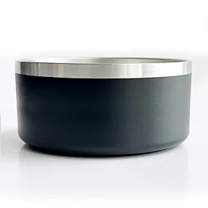 32/64oz Eco Friendly Food Grade Double Wall Stainless Steel Pet Bowl Custom LOGO