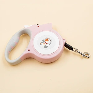 Pet Supplies LED Lights Automatic Pet Traction Rope Durable Retractable 5m Dog Leash