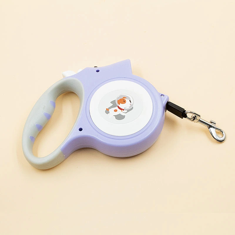 Pet Supplies LED Lights Automatic Pet Traction Rope Durable Retractable 5m Dog Leash