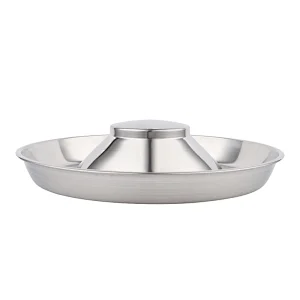 OEM logo customize Slow Eating stainless steel Dog Bowl Pet animal Feeder Bowl Healthy Metal Pet Slow Bowl for Dogs