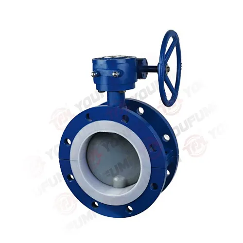 Fluorine-lined Flange Butterfly Valve