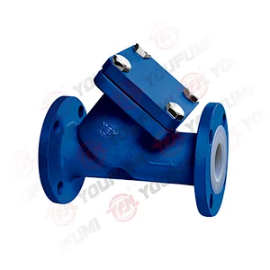 PFA Lined Y type Ball Check Valve