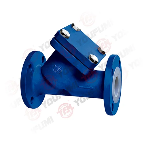 PFA Lined Y type Ball Check Valve