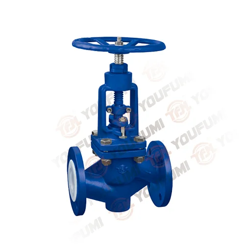 PFA LINED GLOBE VALVE
