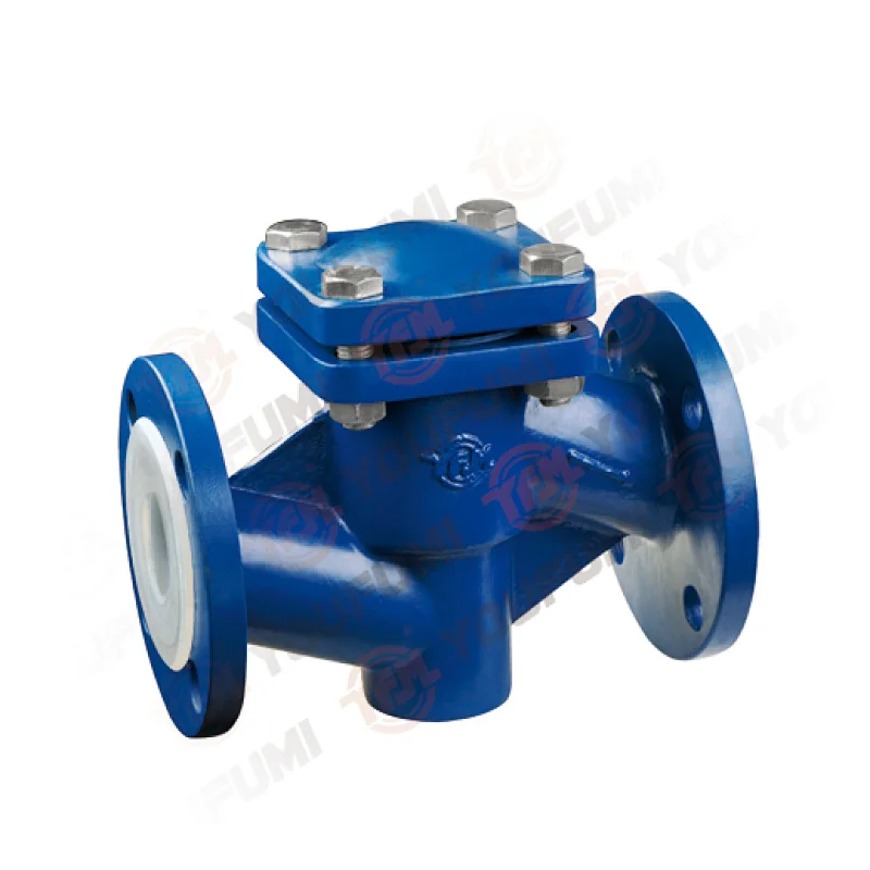 PFA Lined Horizontal Lift Check Valve
