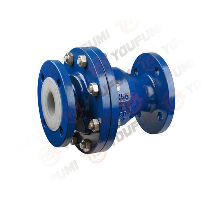 PFA Lined Flanged Swing Check Valve