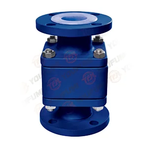 PFA Lined Ball Check Valve