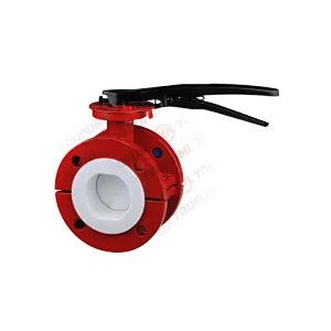 Fluorine-lined Flange Butterfly Valve