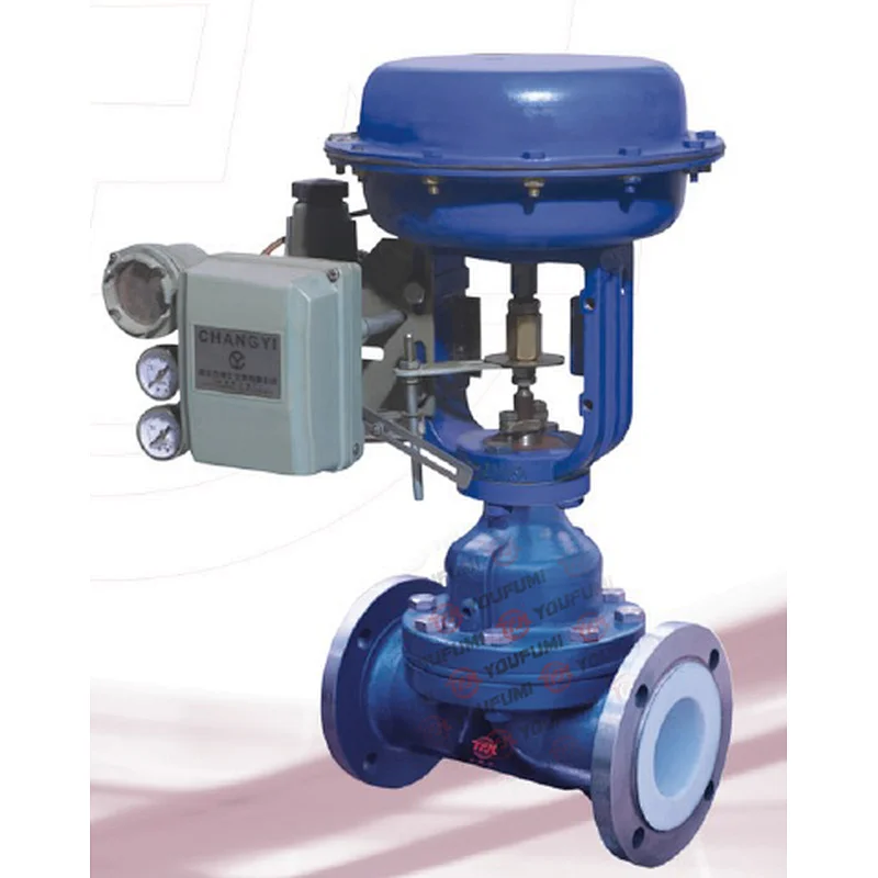 Actuated PFA Lined Diaphargm Valve