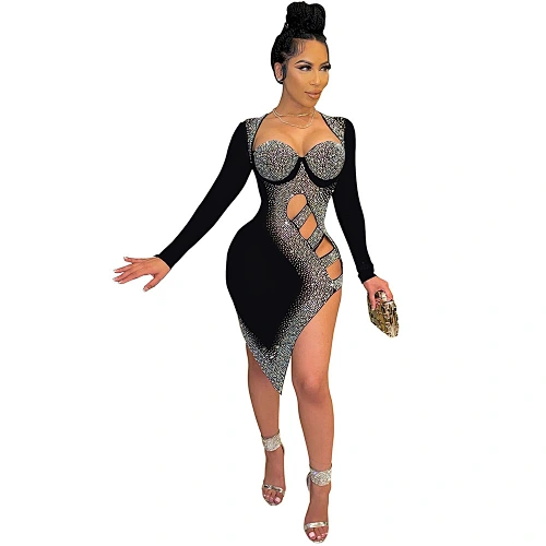 sparkly rhinestone dress manufacturer