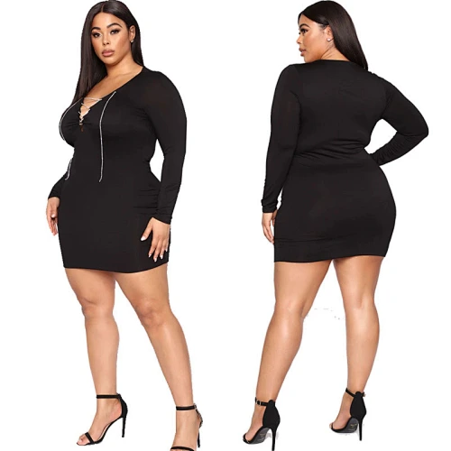 sequined plus size dress bodycon dress manufacturer