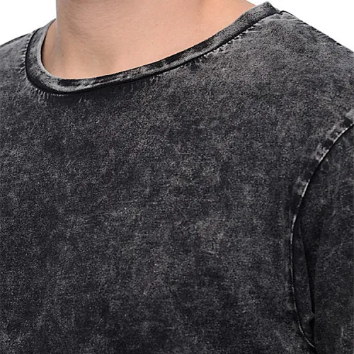 men black acid wash t shirts manufacturer