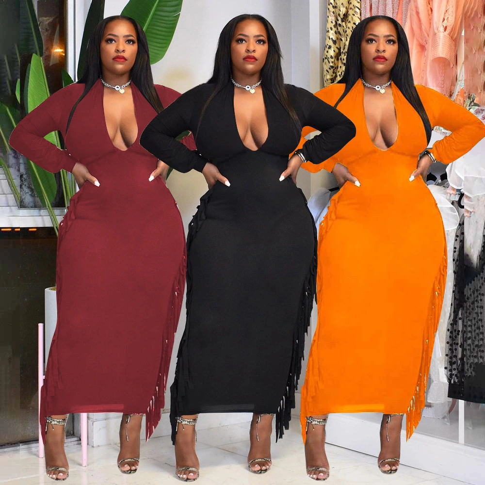 long bodycon dress plus size dresses manufacturer