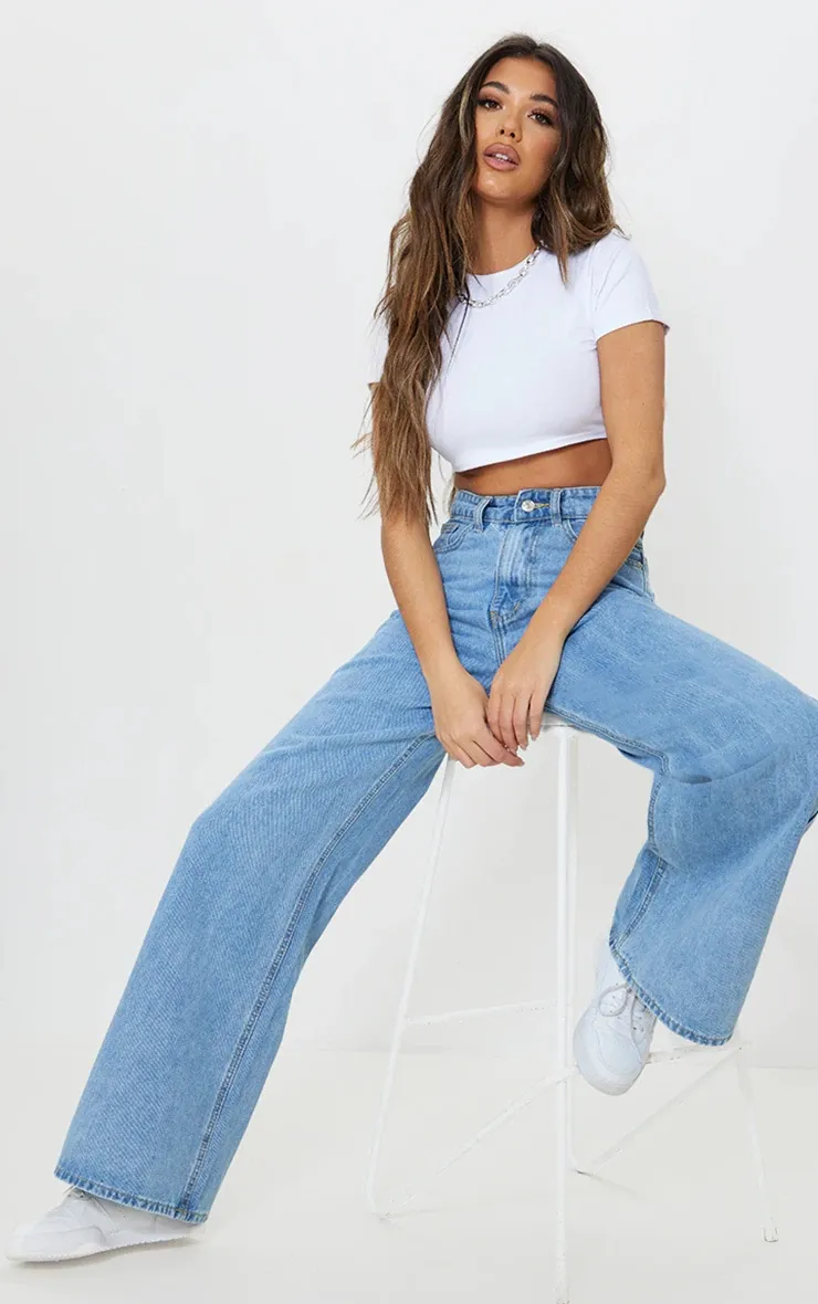 high waisted wide leg jeans manufacturer
