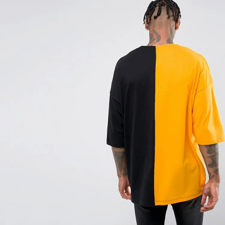oversized vintage tee patchwork t shirts manufacturer