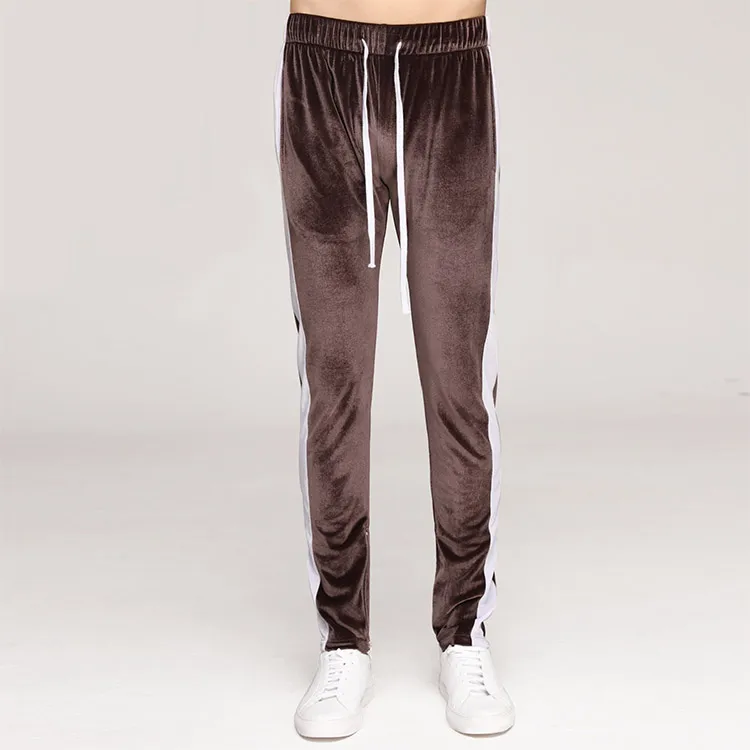 velour stripe joggers manufacturer