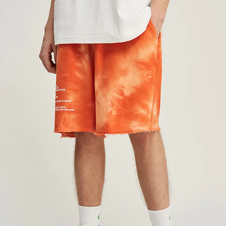 tie dye sweat shorts manufacturer