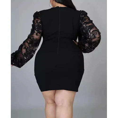 plus size dress lace bubble dress manufacturer