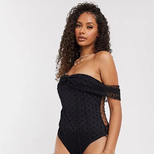 New Arrivals Fashion Women Top Sexy Off Shulder Bandage Lace Bodysuits