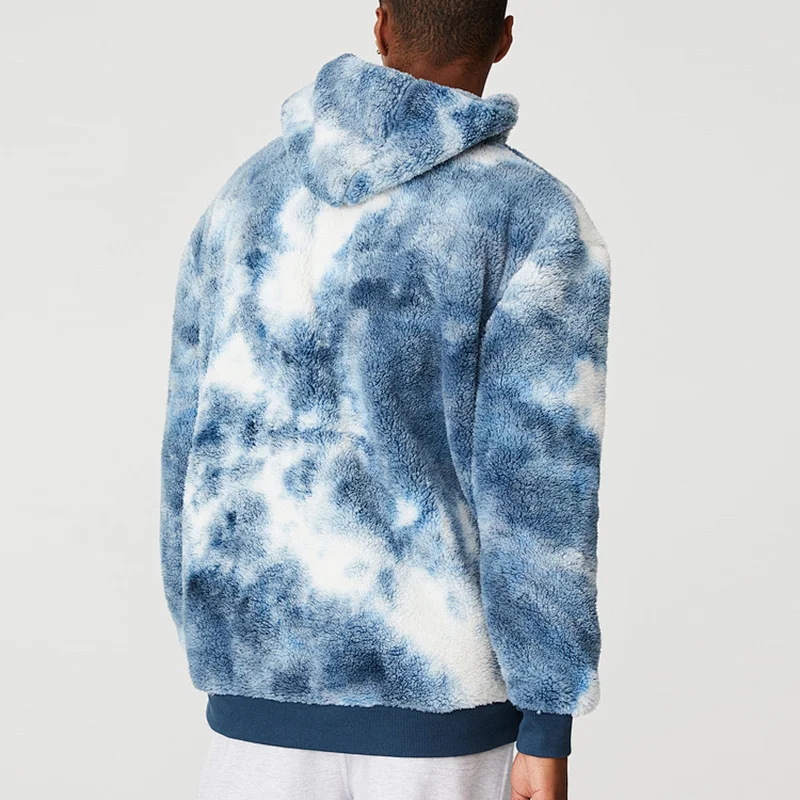 tie dye fur hoodies manufacturer